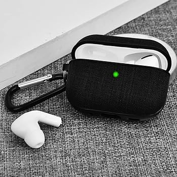 V-MORO AirPods イヤホンケース 黒 カラビナ付き Amazon | V-MORO AirPods Pro 2 ケース （2022/2019）用 エアー